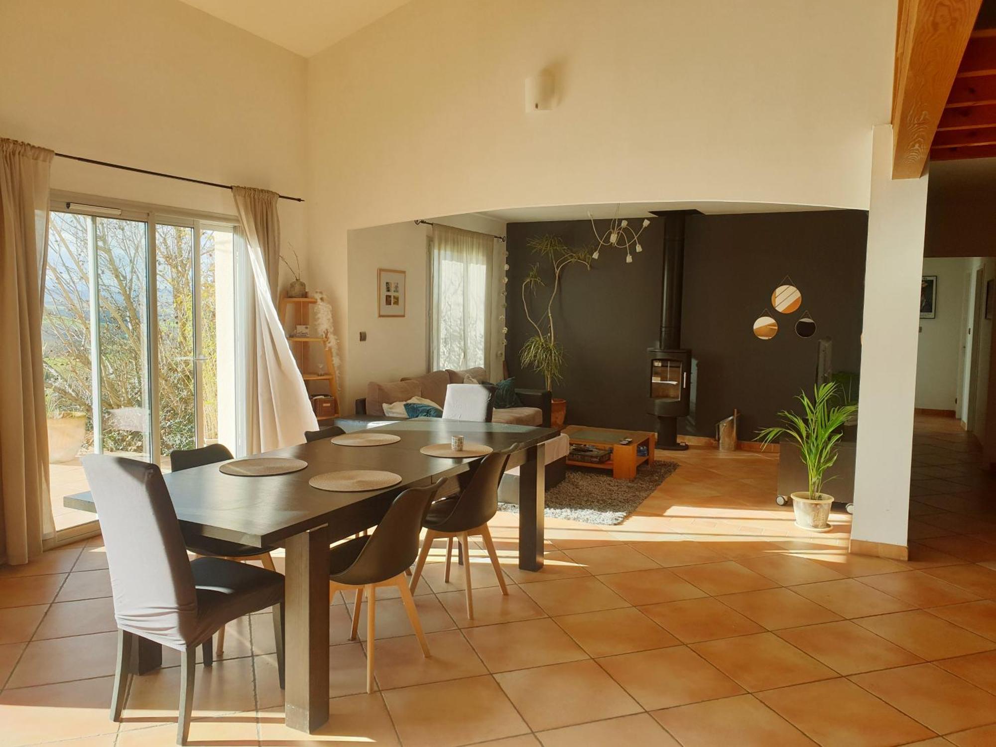 Maison Spacieuse Face Aux Pyrenees Carla-Bayle Quarto foto